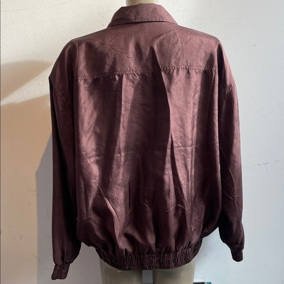 Robert Lewis vintage silk bomber jacket - Picture 3 of 4